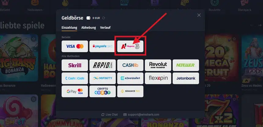 Winshark Magenta Casino