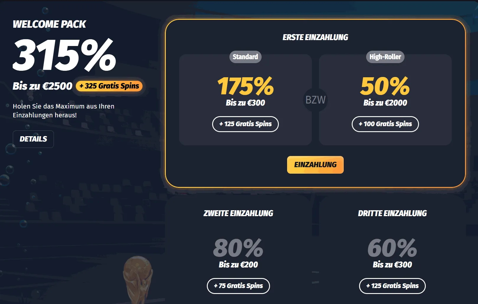 Winshark Online Casino mit EU Lizenz